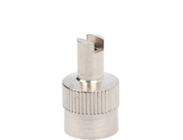 Brass Schrader Valve Cap With Valve Core Remover For Car
