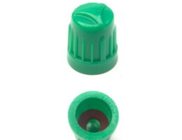 Dust Cover Green Tire Valve Caps For Auto Part
