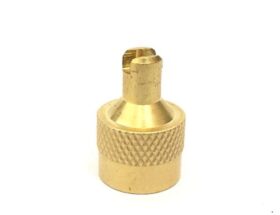 Metal Slotted Head Valve Stem Caps With Core Remover For Truck