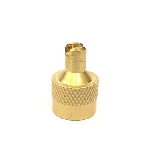 Metal Slotted Head Valve Stem Caps With Core Remover For Truck