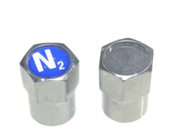 N2 Nitrogen NOS Tyre Tire Valve Stem Caps For Nitrous Oxide System