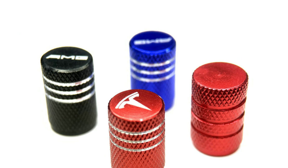 OEM Custom Branded Logo Aluminum Tire Valve Cap