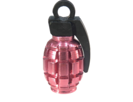 Pineapple Grenade Aluminum Valve Stem Cap