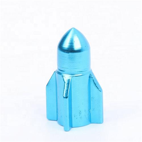 Rocket Shape Decorative Tire Valve Stem Cap