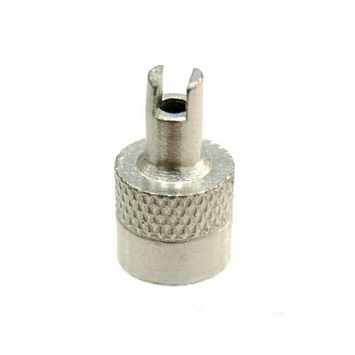Zinc Alloy Slotted Head Valve Caps With Core Remover Tool